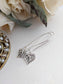 Valentine’s Day Silver Heart Earrings – Romantic Filigree Jewelry Gift