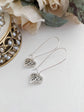 Silver Heart Earrings – Romantic Filigree Jewelry Gift