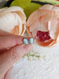 Handmade Carnelian Cameo Stud Earrings | Vintage Goddess Jewelry