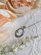 Blue Cameo Necklace, Victorian Style Goddess Jewelry Gift for Her