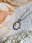 Purple Cameo Necklace, Victorian Silver Pendant, Vintage Jewelry Gift