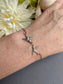 Silver Swallow Bird Bracelet: Minimalist Lovebirds Jewelry