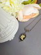 Woodland Fairy Pendant, Kneeling Fae Necklace, Fairycore Jewelry
