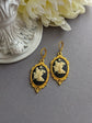Fairy Cameo Earrings: Antiqued Silver Woodland Fae Jewelry
