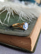 Gold Vermeil Cameo Ring, Victorian Jewelry, Adjustable Sterling Silver