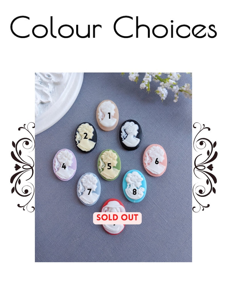 Peach Cameo Pearl Drop Earrings – Victorian Style Antiqued Brass Jewelry