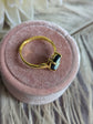 Gold Vermeil Cameo Ring, Adjustable Size, Victorian Jewelry Gift for Her