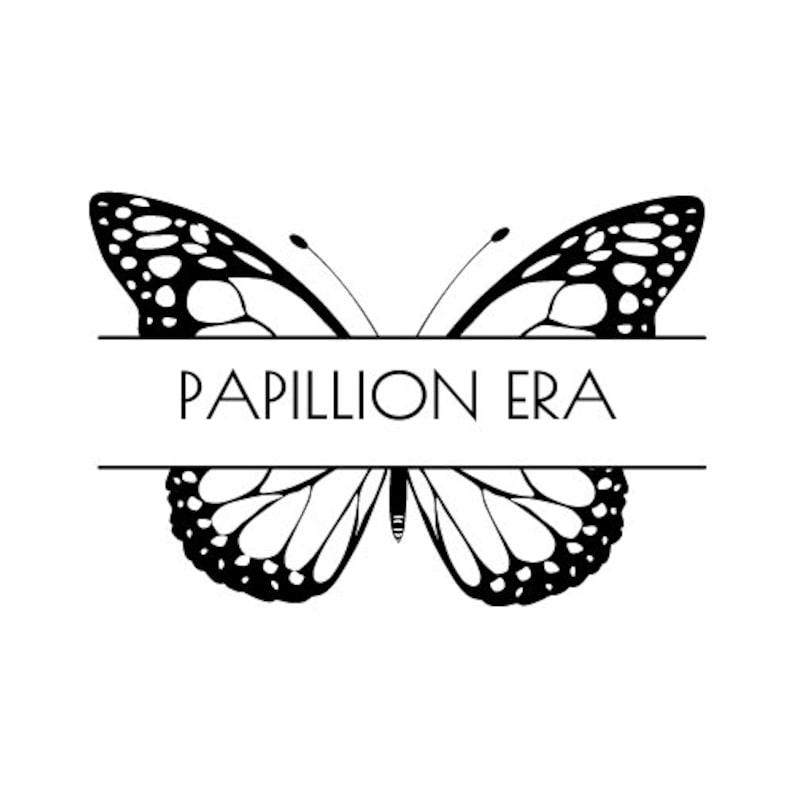 Butterfly logo with 'Papillion Era' text on a white background