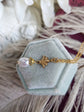 Gold Pearl Necklace | Art Deco 14K Plated Pendant, Handmade Jewelry