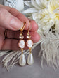 Pink Cameo Pearl Earrings | Victorian Romantic Vintage Jewelry