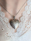 Floral Heart Locket Necklace | Valentine's Photo Keepsake Gift