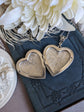 Floral Heart Locket Necklace | Valentine's Photo Keepsake Gift
