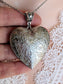 Floral Heart Locket Necklace | Valentine's Photo Keepsake Gift