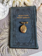 Gold Plated Floral Locket Brooch: Vintage Style Bridal Bouquet Charm