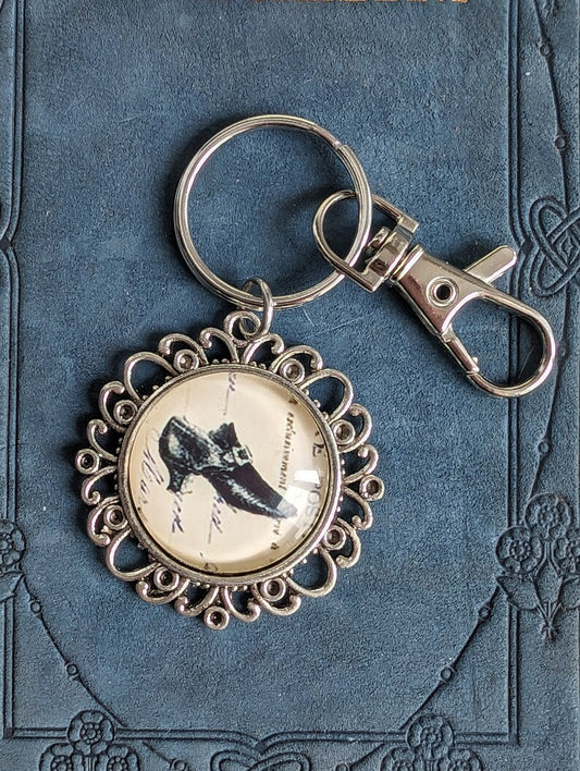 Handmade Witchy Women's Shoe Keychain | Retro Halloween Gift