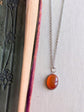 Handmade Carnelian Necklace | Boho Gemstone Pendant, Healing Crystal