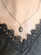 Oval Dragon’s Blood Jasper Necklace | Boho Gemstone Pendant Jewelry