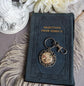 Porte-clés Horloge Vintage Chic Minable Fait Main | Cadeau Personnalisé pour Elle