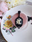 Black Fairy Cameo Necklace, Woodland Fae Pendant, Gothic Jewelry
