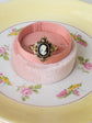 Victorian Style Cameo Ring, Gold plated with Adjustable Band