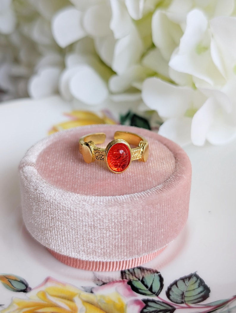 Medieval Costume Ring, Historical Renaissance Adjustable Jewelry