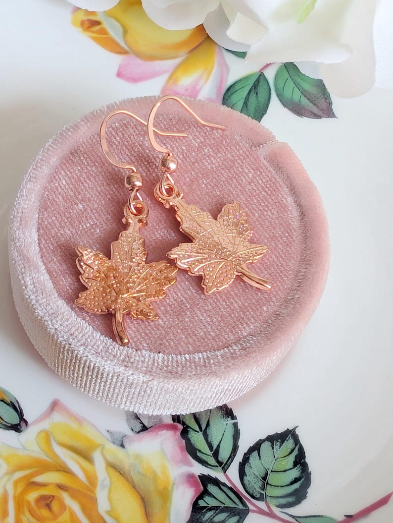 Canadian Maple Leaf Earrings – Pride & Nature Inspired Jewelry Gift