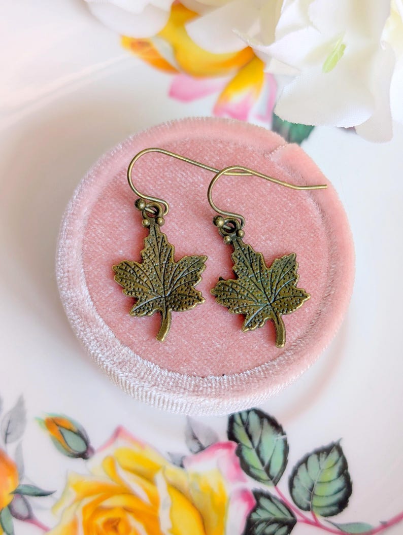 Canadian Maple Leaf Earrings – Pride & Nature Inspired Jewelry Gift