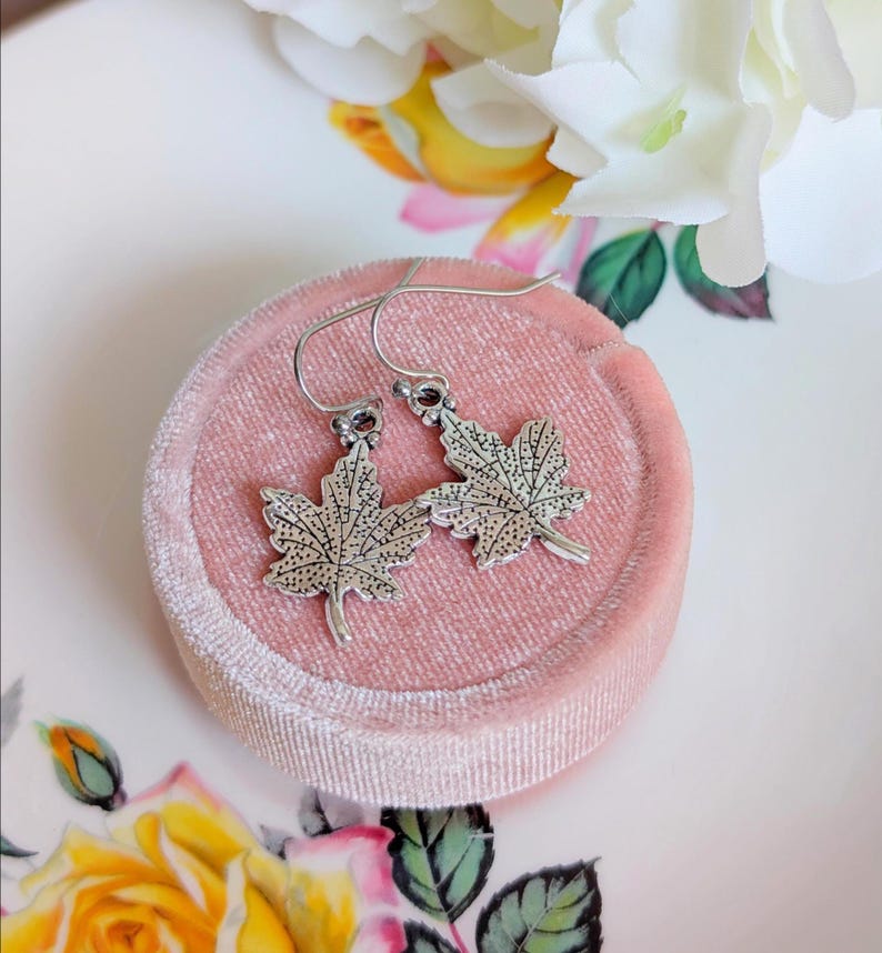 Canadian Maple Leaf Earrings – Pride & Nature Inspired Jewelry Gift