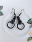 Black Victorian Hand Earrings, Gothic Vintage Inspired Jewelry