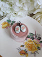 Handmade Pink Rose Earrings | Vintage Limoges-Inspired Floral Jewelry