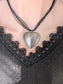 Engraved Silver Heart Locket Choker, Vintage Style Ribbon Necklace