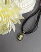 Gothic Cameo Choker: Black Ribbon Necklace