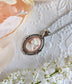 Victorian Cameo Necklace: Vintage Style Lady Pendant, Antique Silver
