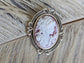 Goddess Cameo Brooch: Vintage Style Plated Brass Pin