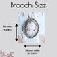 Broche Camée Déesse : Épingle en Laiton Plaqué Style Vintage