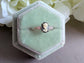 Cameo Ring with Cubic Zirconia, Sterling Silver Jewelry, Adjustable Size