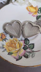 Silver Plated Heart Locket Necklace, Romantic Keepsake Gift for Girlfriend