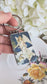 Guardian Angel Keychain | Vintage Decoupage Wood | Personalized Gift