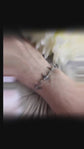 Silver Swallow Bird Bracelet: Dainty Trio Jewelry, Minimalist Style