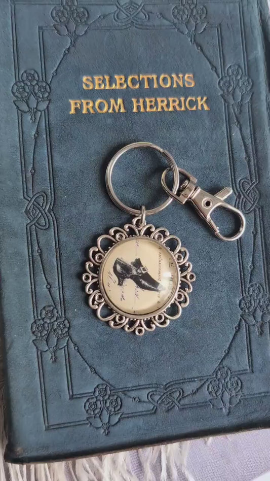 Handmade Witchy Women's Shoe Keychain | Retro Halloween Gift