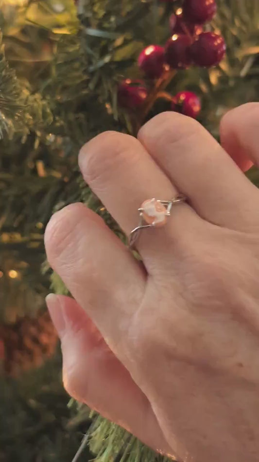 Sterling Silver Cameo Ring, Victorian Jewelry, Adjustable Size