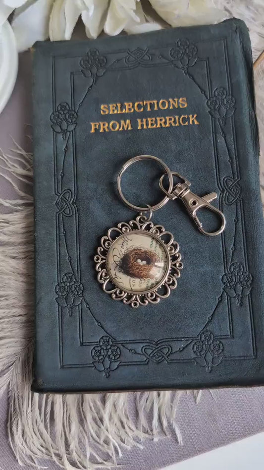 Bird Nest Keychain | Nature-Inspired Mom Gift for Mother's Day