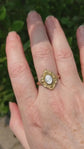Victorian Cameo Ring, Vintage Lady Portrait, Adjustable Band