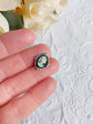 Art Deco Cameo Post Earrings - Vintage Style Hypoallergenic Stainless Steel Studs
