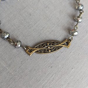 Art Deco Bracelet for Women, 1920s Vintage Style Jewelry, Great Gatsby Beaded Bracelet Adjustable, Handmade Artisan Gift for Her
