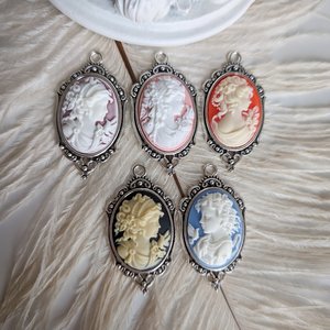 Victorian Cameo Necklace, Vintage Style Cameo Jewelry