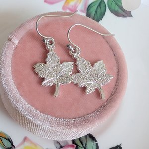 Canadian Maple Leaf Earrings, Canadian Pride Jewelry, Nature Inspired, Gift for Her