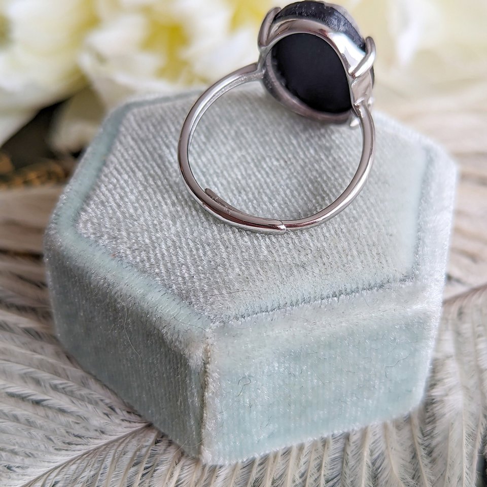 Timeless Cameo Ring, 925 Sterling Silver Adjustable Ring, Elegant Vintage Inspired Jewelry Gift for Her